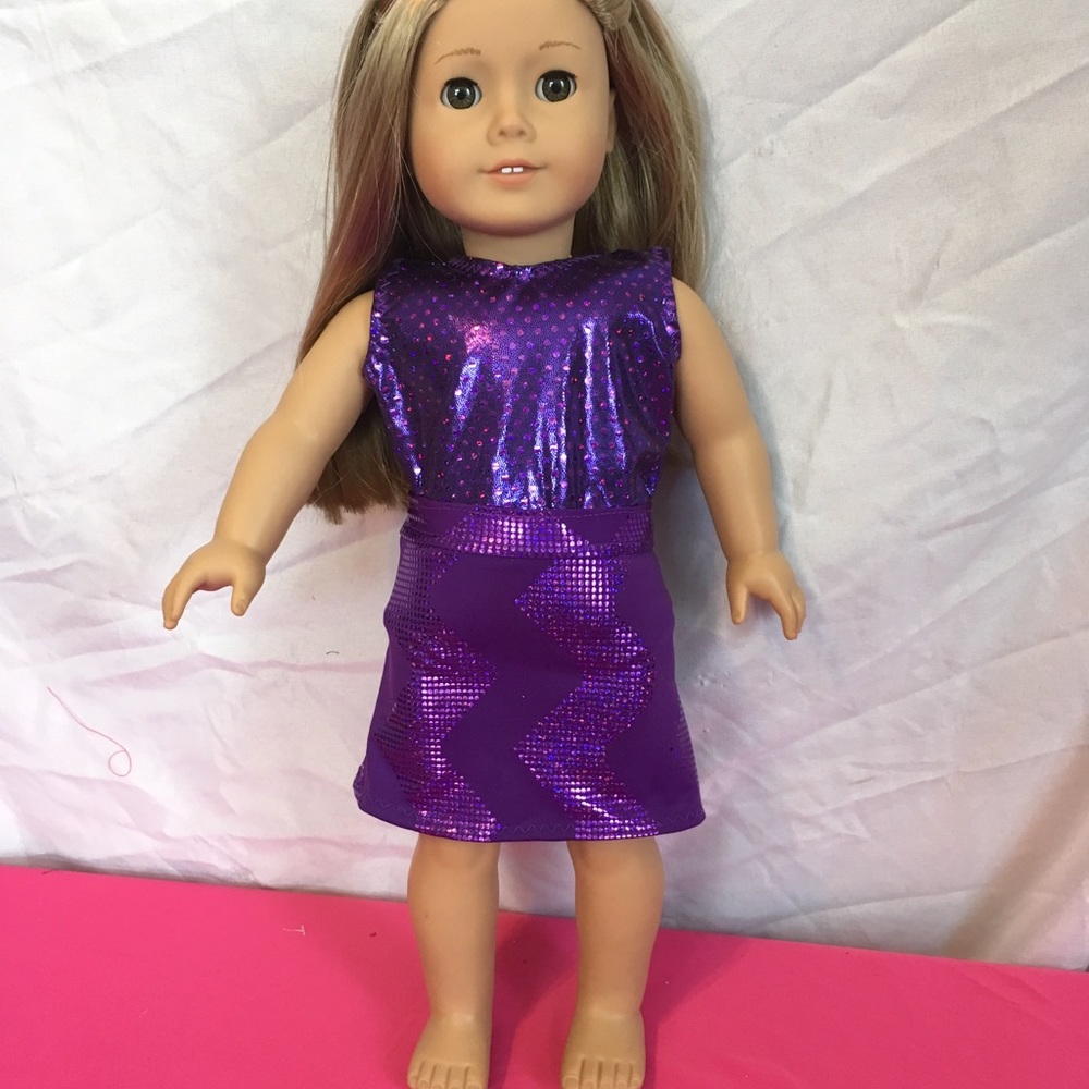 Skirt & top fits American girl doll